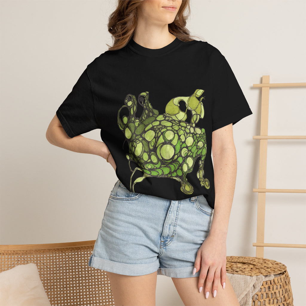 T‑Shirt — Green Bubble Monster Graphic Tee