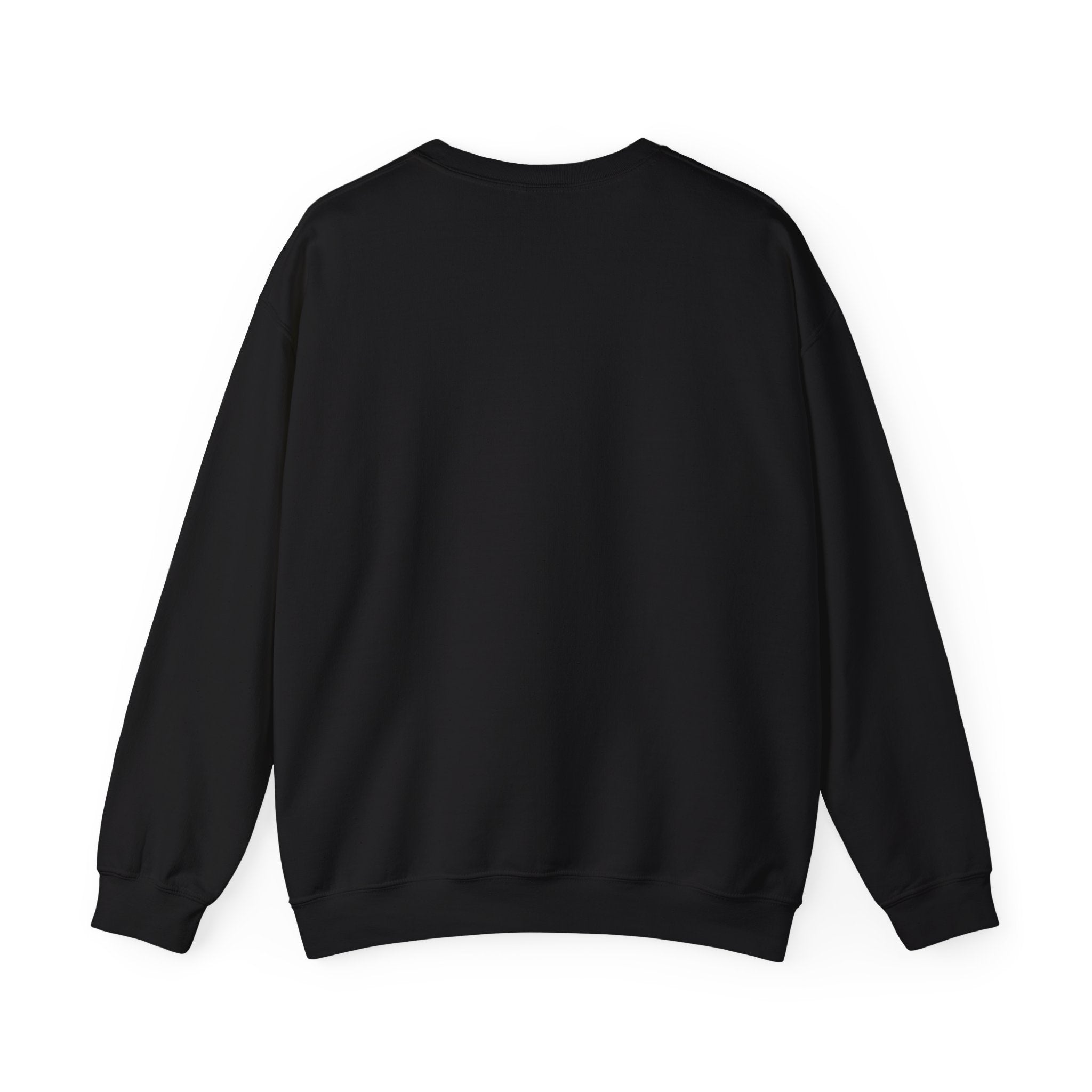 Butterfly Mosaic Crewneck Sweatshirt — Blue Stained-Glass Graphic