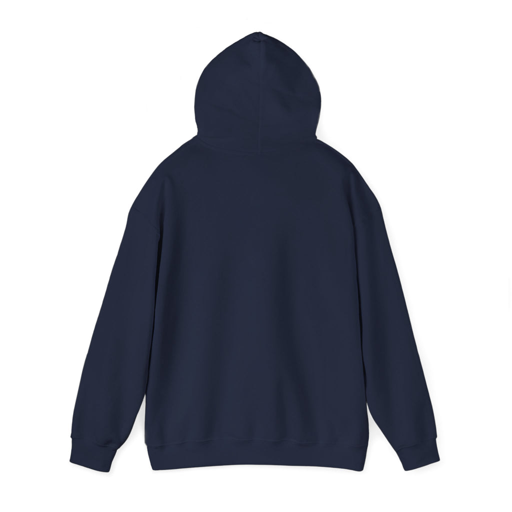 Stained Glass Dragonfly Hoodie — Delicate Blue Mosaic Insect Sweatshirt