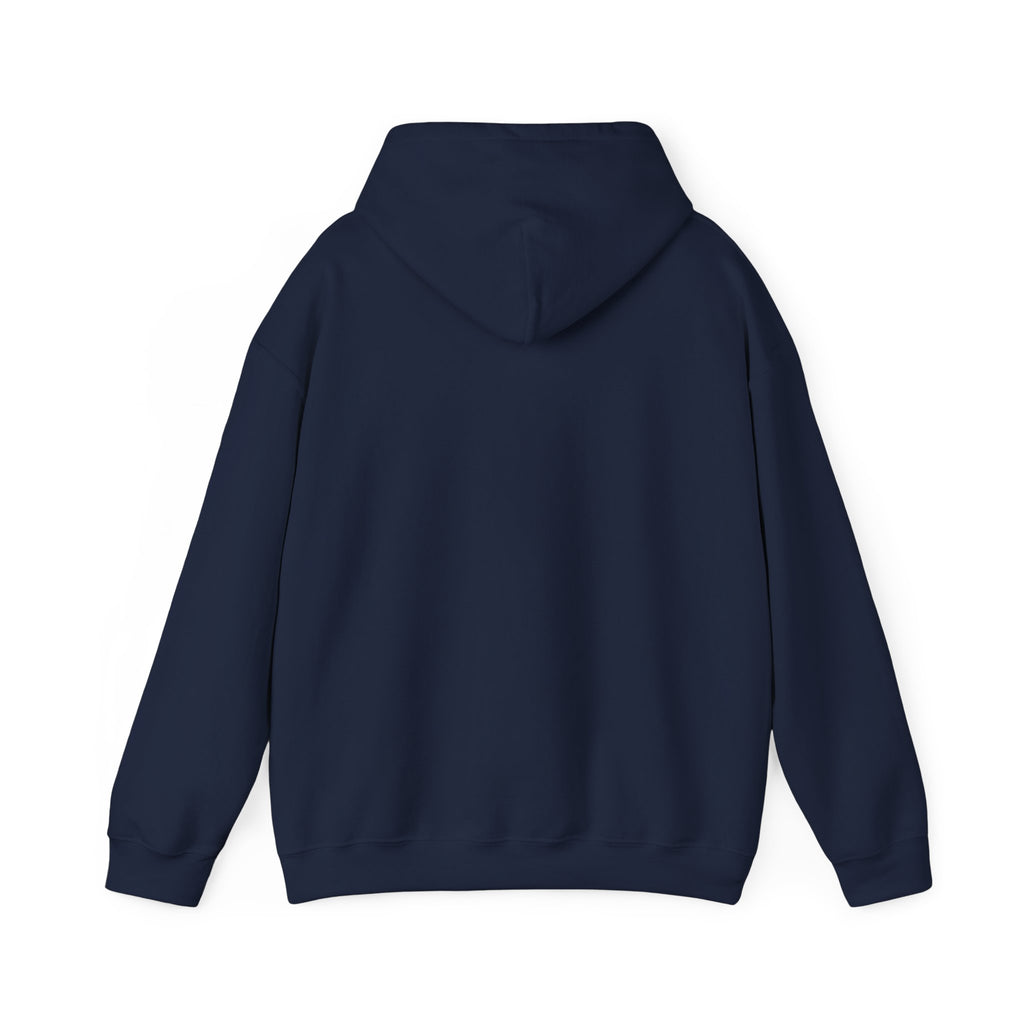Stained Glass Dragonfly Hoodie — Delicate Blue Mosaic Insect Sweatshirt
