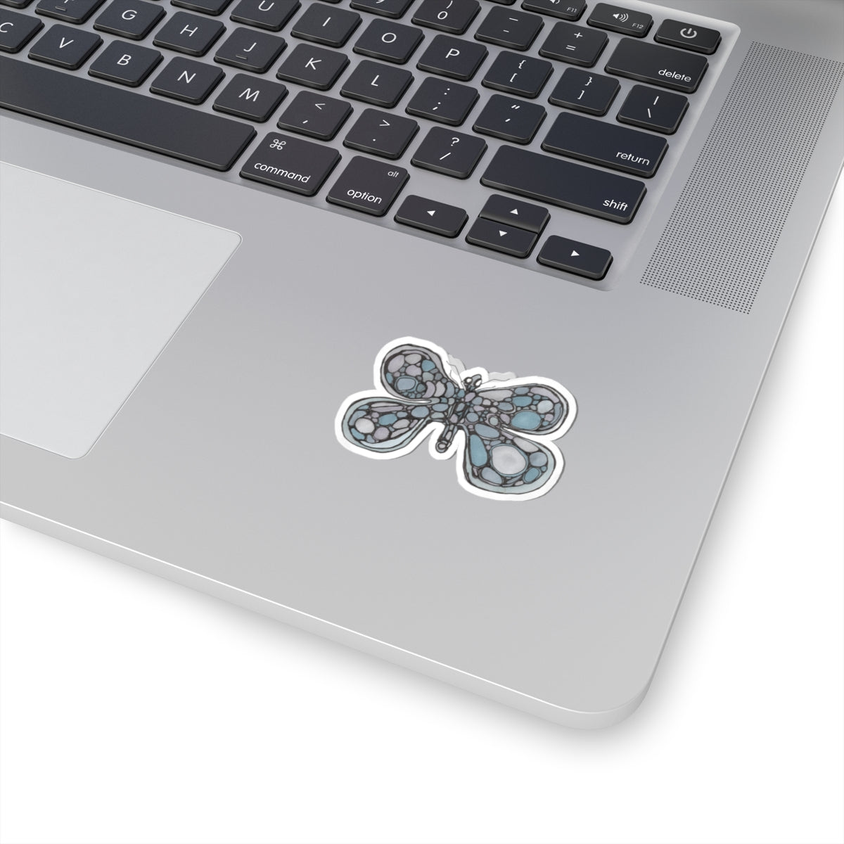 Dragonfly Bubble Art Sticker — Decorative Kiss-Cut Vinyl Sticker for Laptops & Journals