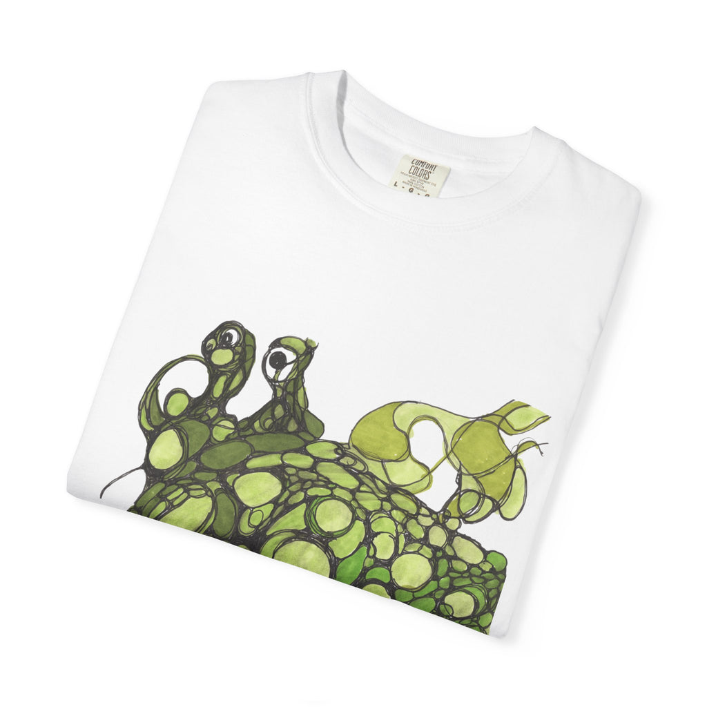 T‑Shirt — Green Bubble Monster Graphic Tee