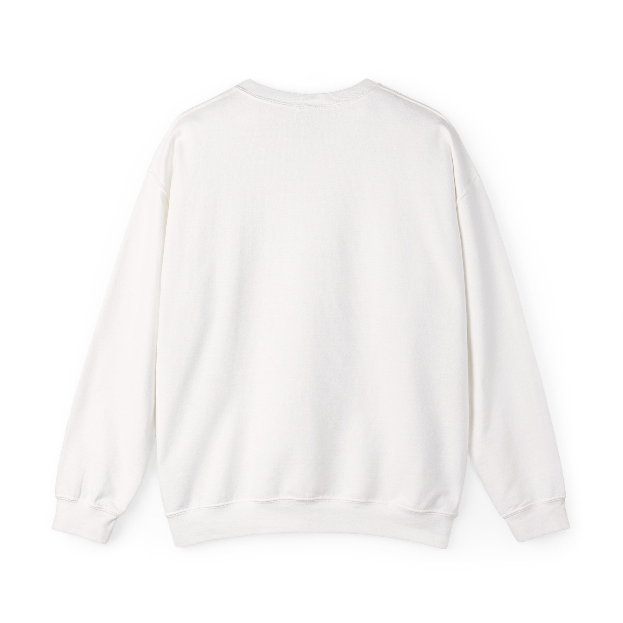 Butterfly Mosaic Crewneck Sweatshirt — Blue Stained-Glass Graphic