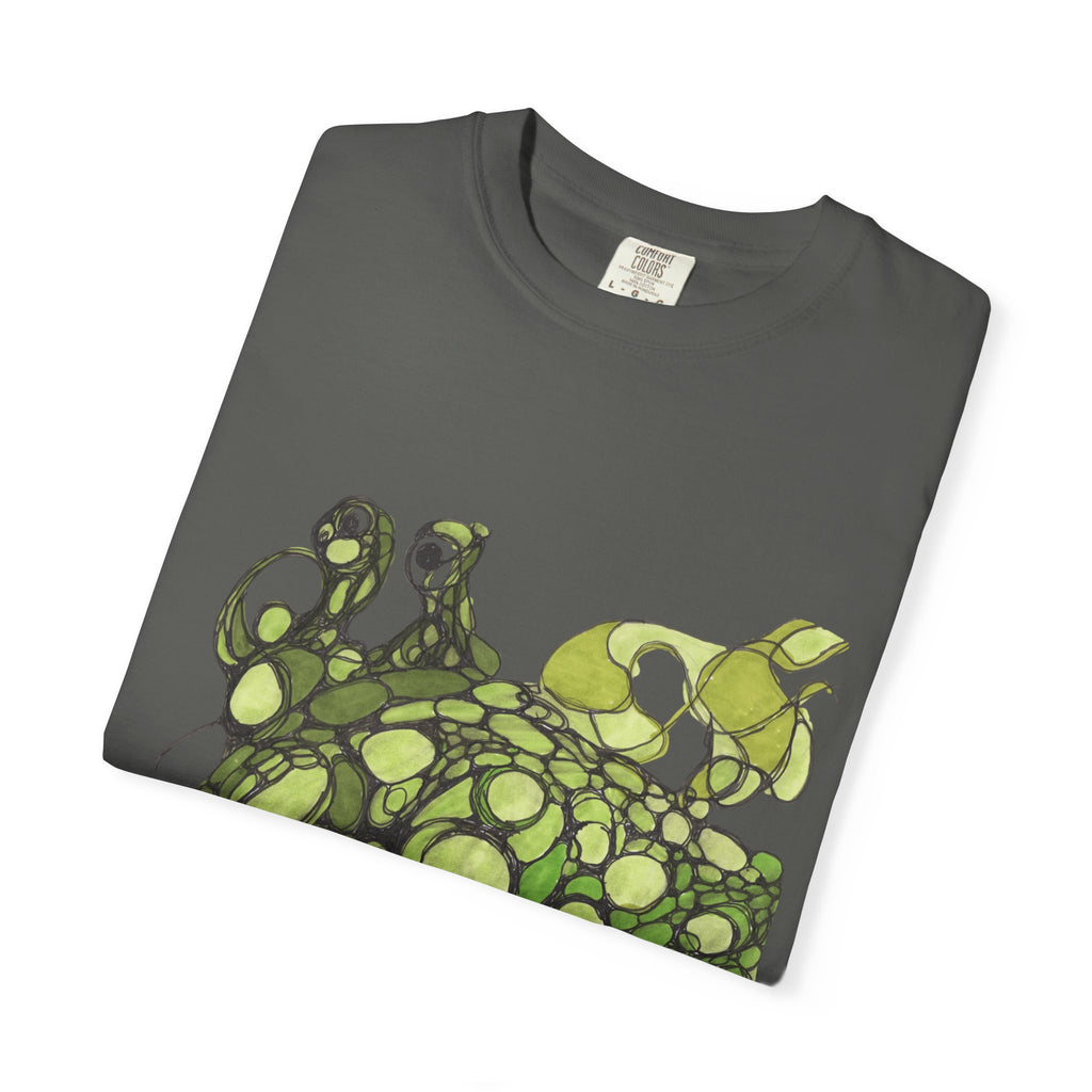 T‑Shirt — Green Bubble Monster Graphic Tee