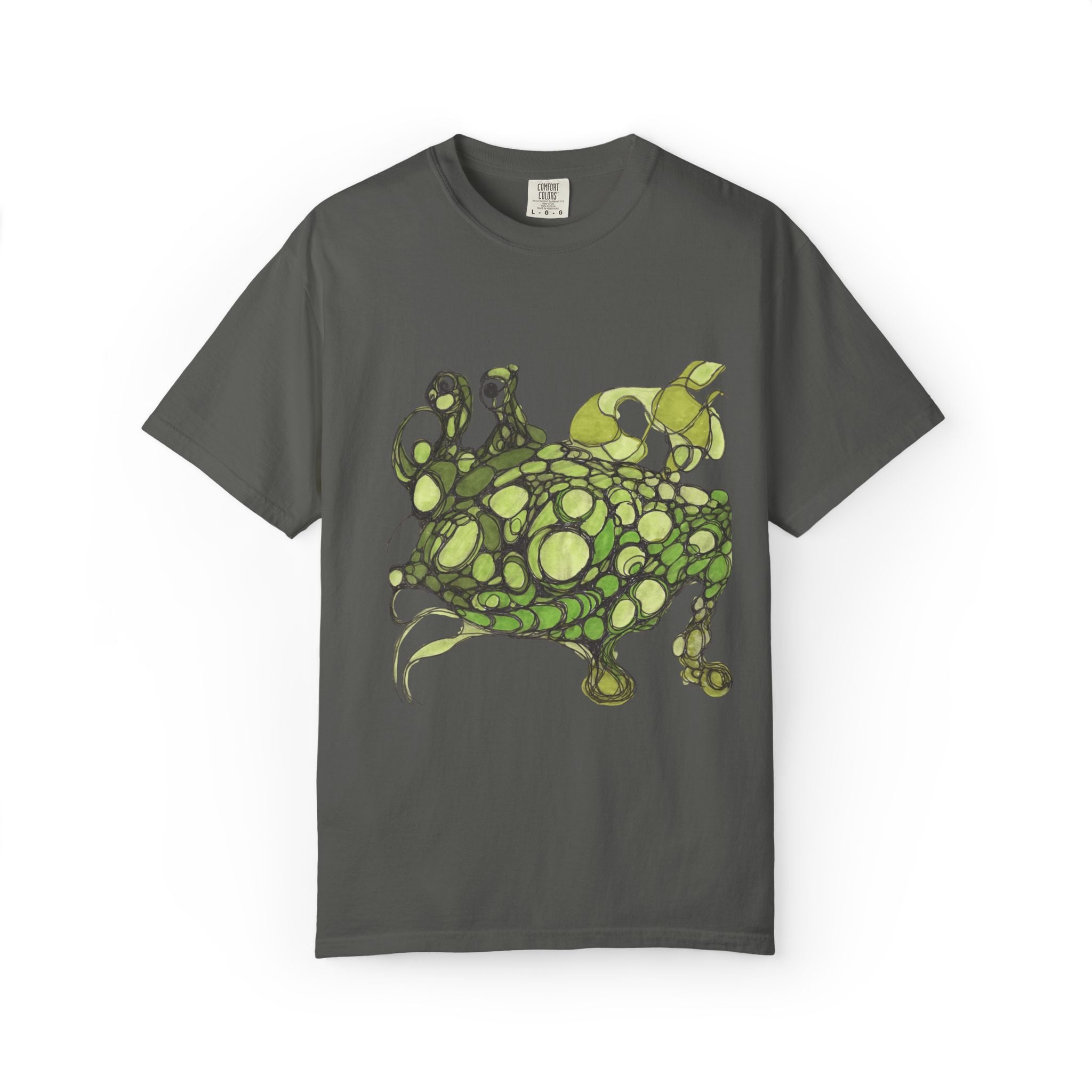 T‑Shirt — Green Bubble Monster Graphic Tee