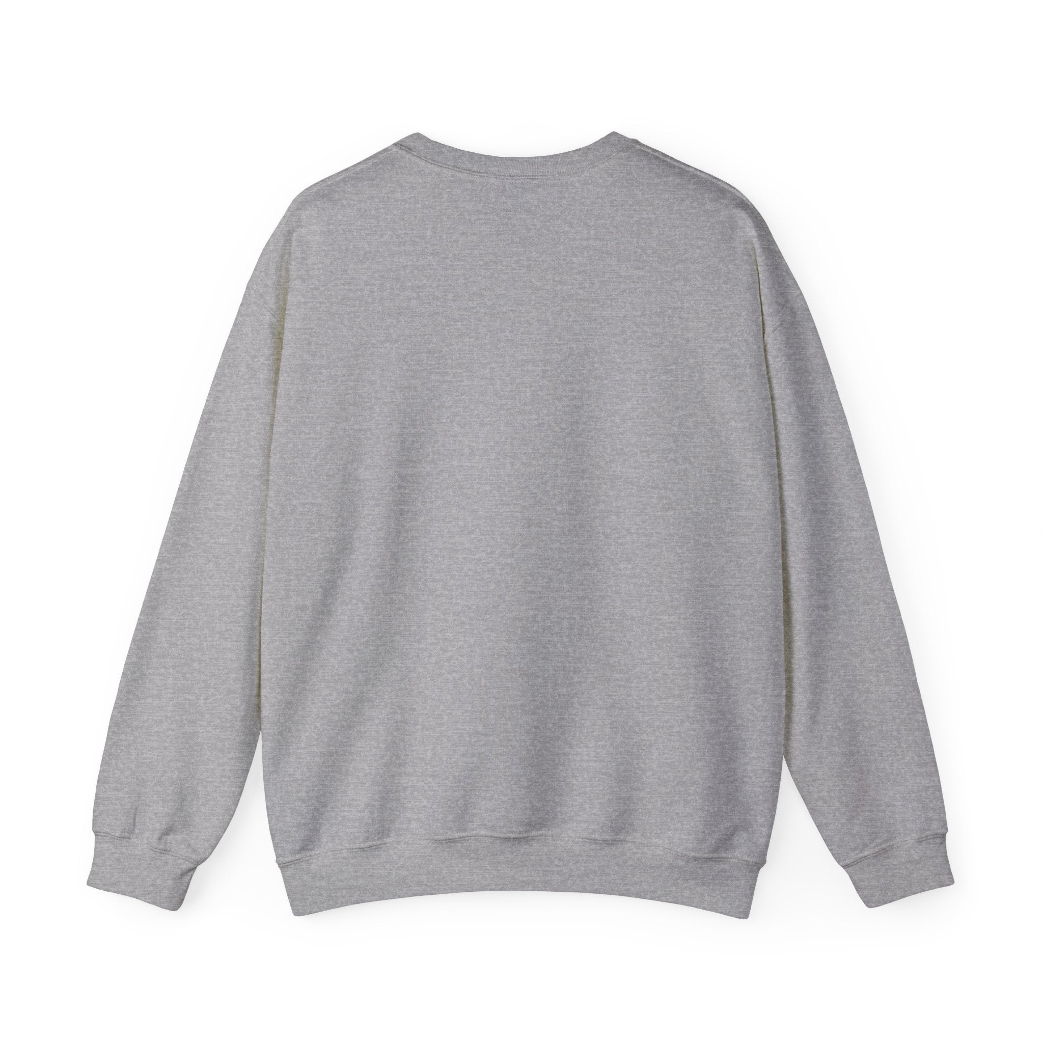 Butterfly Mosaic Crewneck Sweatshirt — Blue Stained-Glass Graphic
