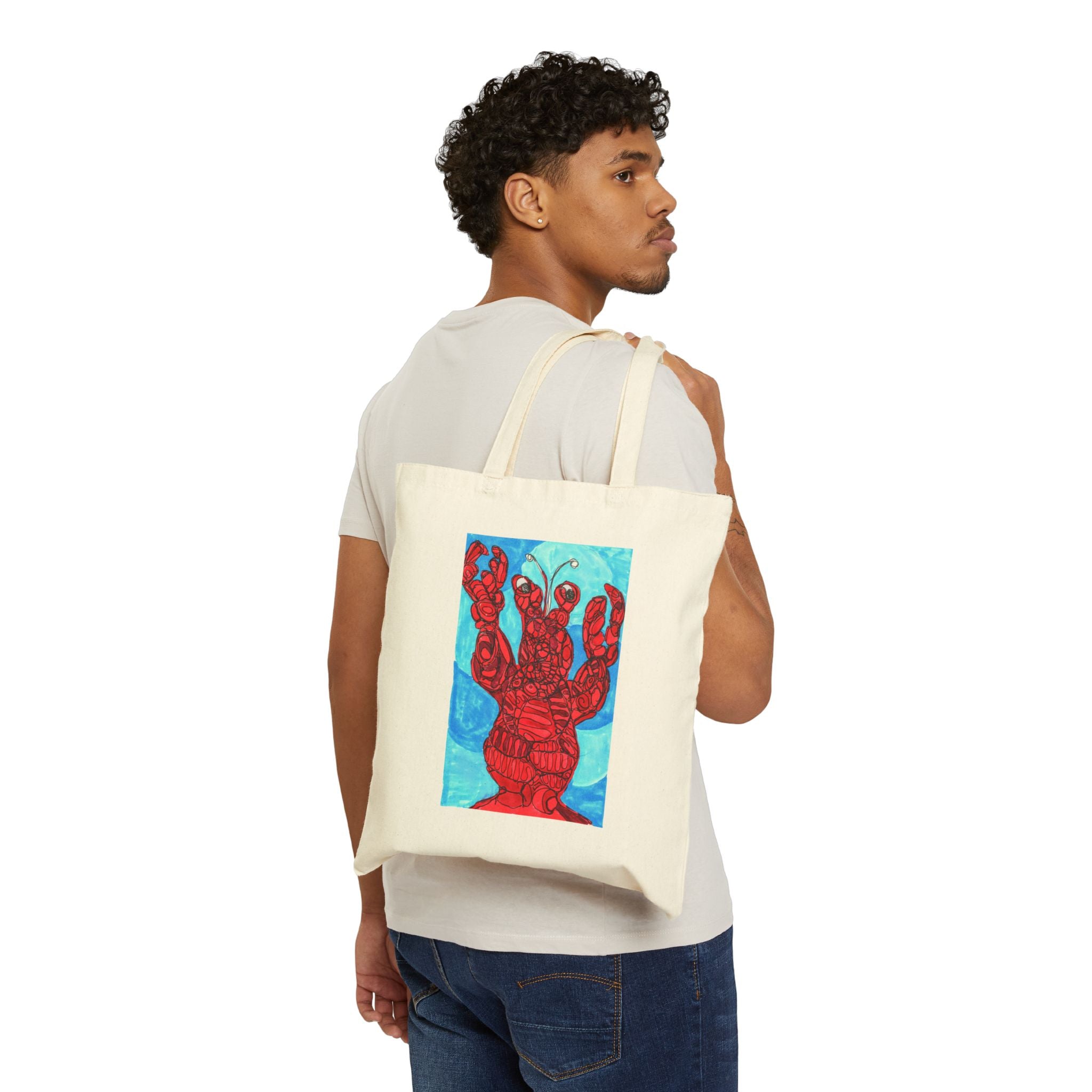 Tote — Red Lobster Art Canvas Tote Bag