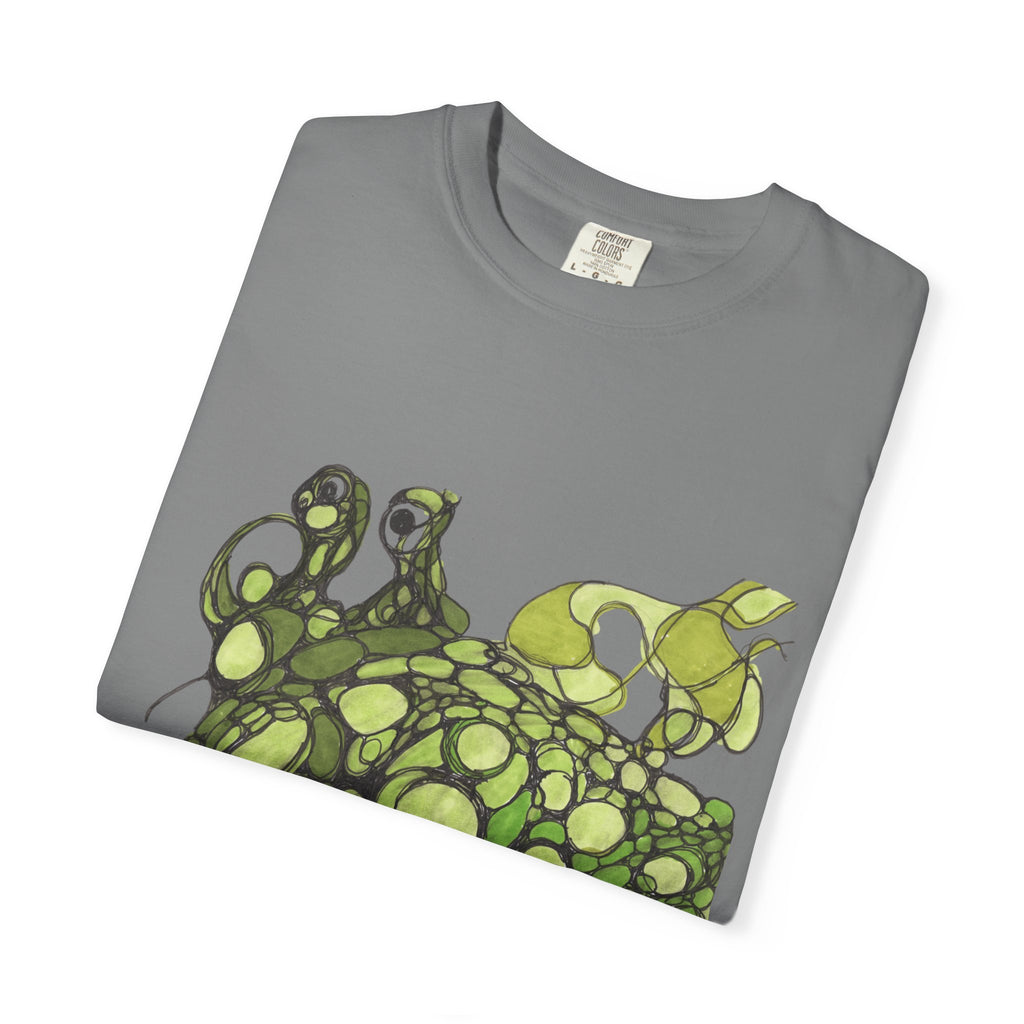 T‑Shirt — Green Bubble Monster Graphic Tee