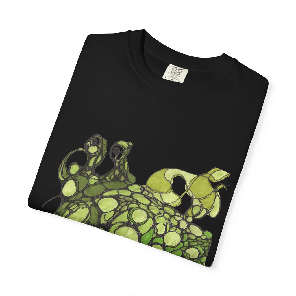 T‑Shirt — Green Bubble Monster Graphic Tee